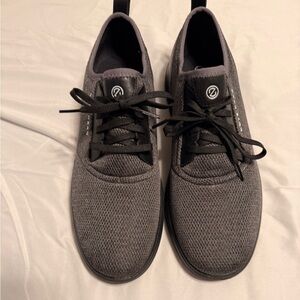 Cole Haan Gray Knit Lace-Up Sneakers